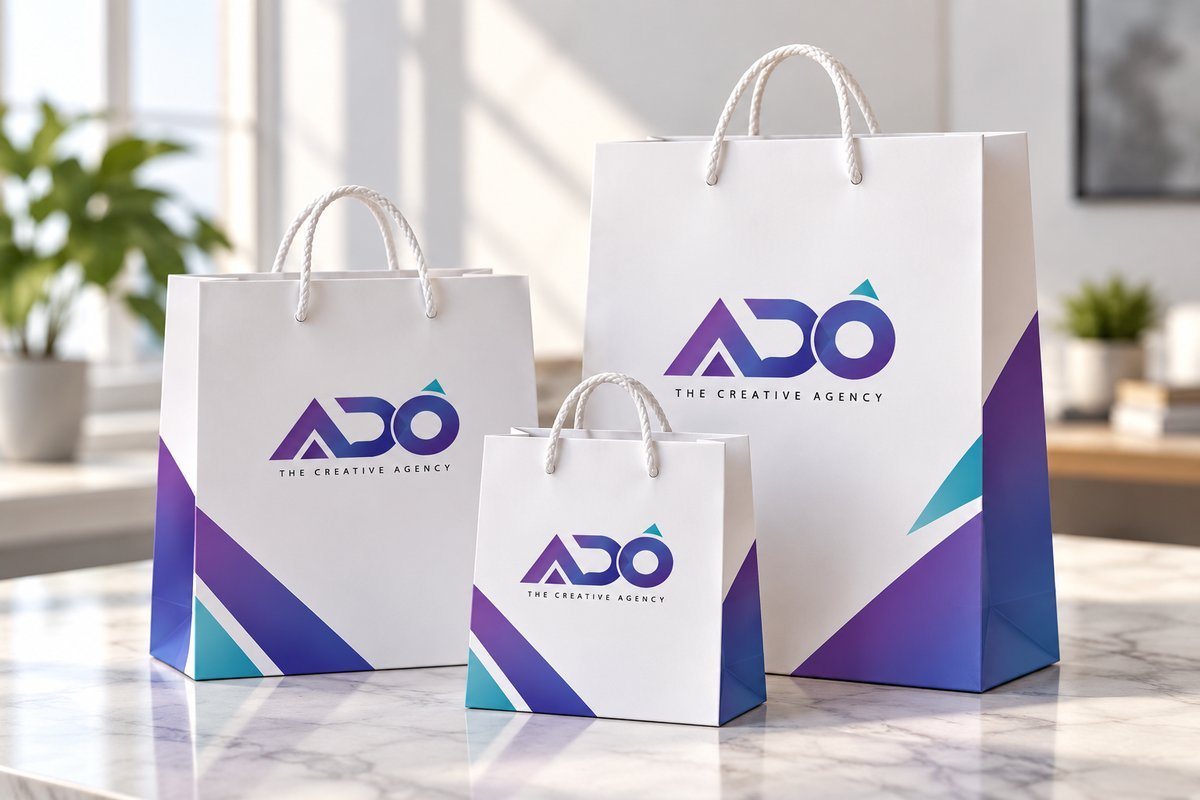 Paper bag printing in Oman - ADO The Creative Agency