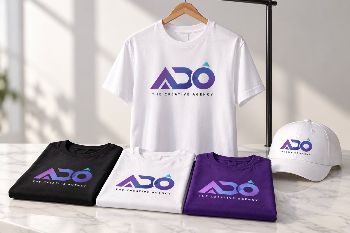 Custom t-shirt and cap printing in Oman - ADO The Creative Agency